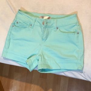 Mint green shorts! Basically new